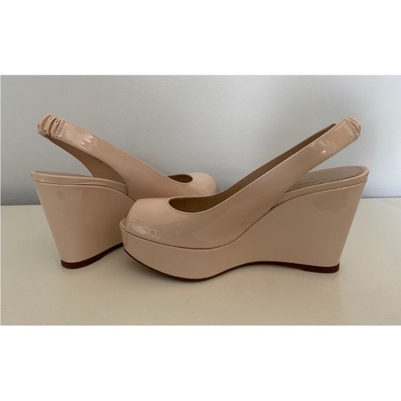 Stuart weitzman patent leather wedge sandals - Picture 8 of 8